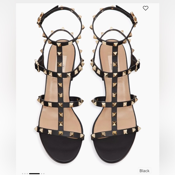 Valentino Rockstud sandals size 37 - Picture 3 of 13